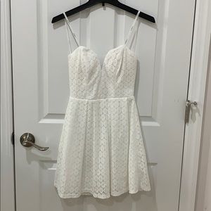 Strapless White Dress